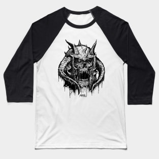 Zombie Warrior Baseball T-Shirt